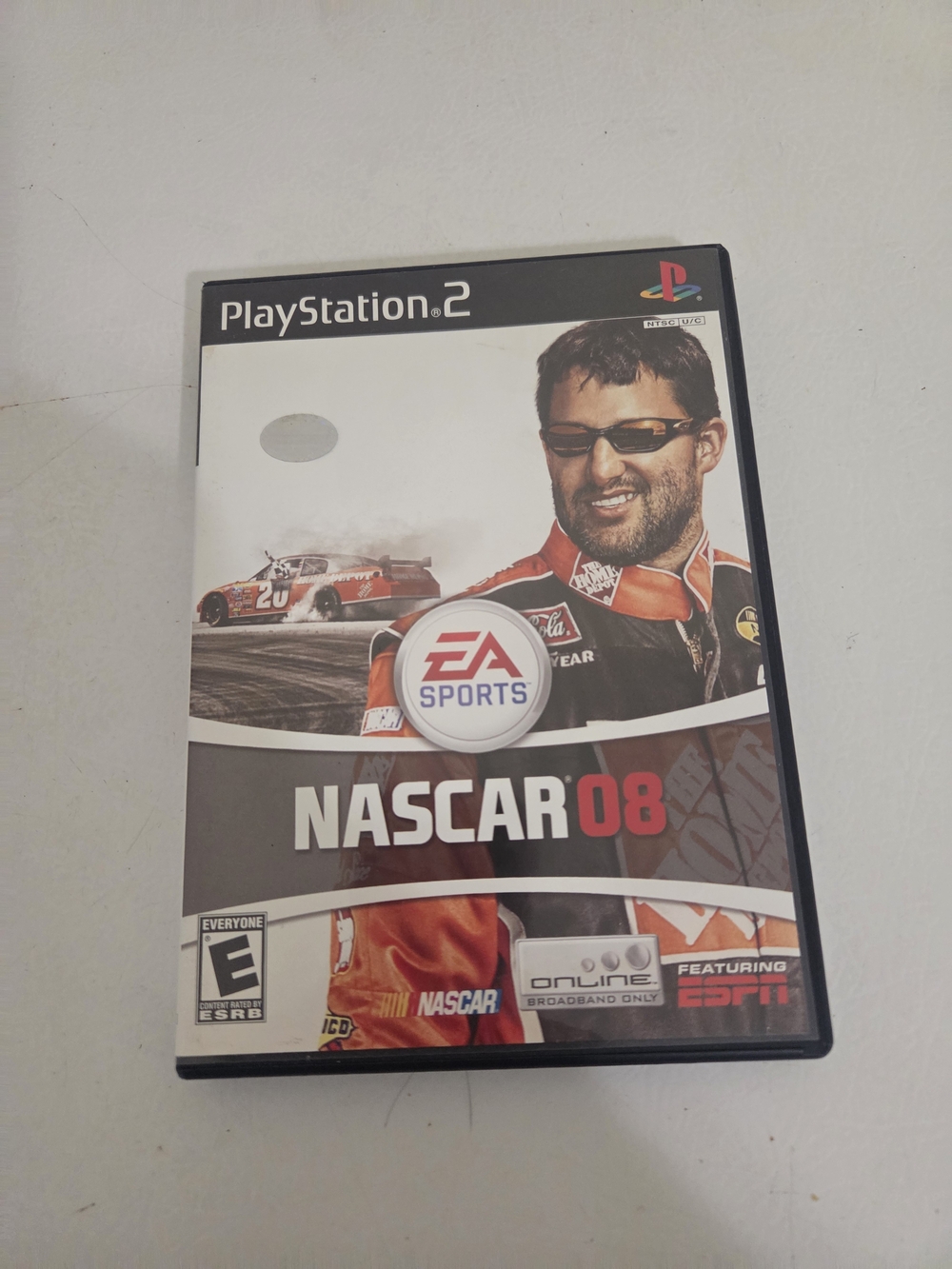 Sony PlayStation 2 NASCAR 08 - Black/Red/White